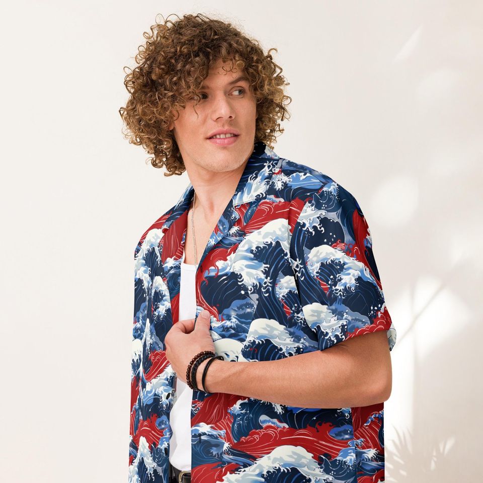 Buffalo Bills Premium Lightweight Button-Up Shirt