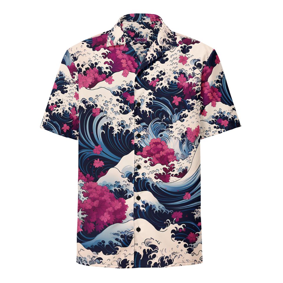 Premium Lightweight Button-Up Shirt "Deep Blue"