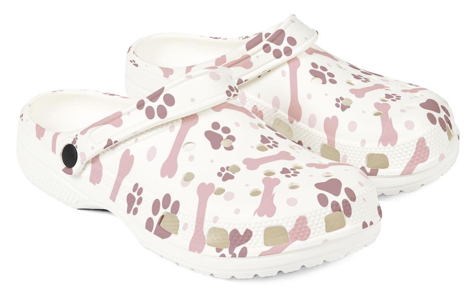DOG LOVERS - Bones & Paws Clogs For Adult/Kids
