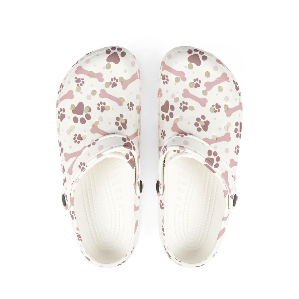 DOG LOVERS - Bones & Paws Clogs For Adult/Kids