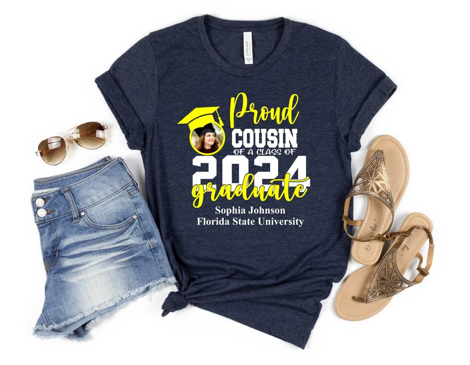Personalized 2024 Garduation Matching Shirt, Personalized Graduation Shirt