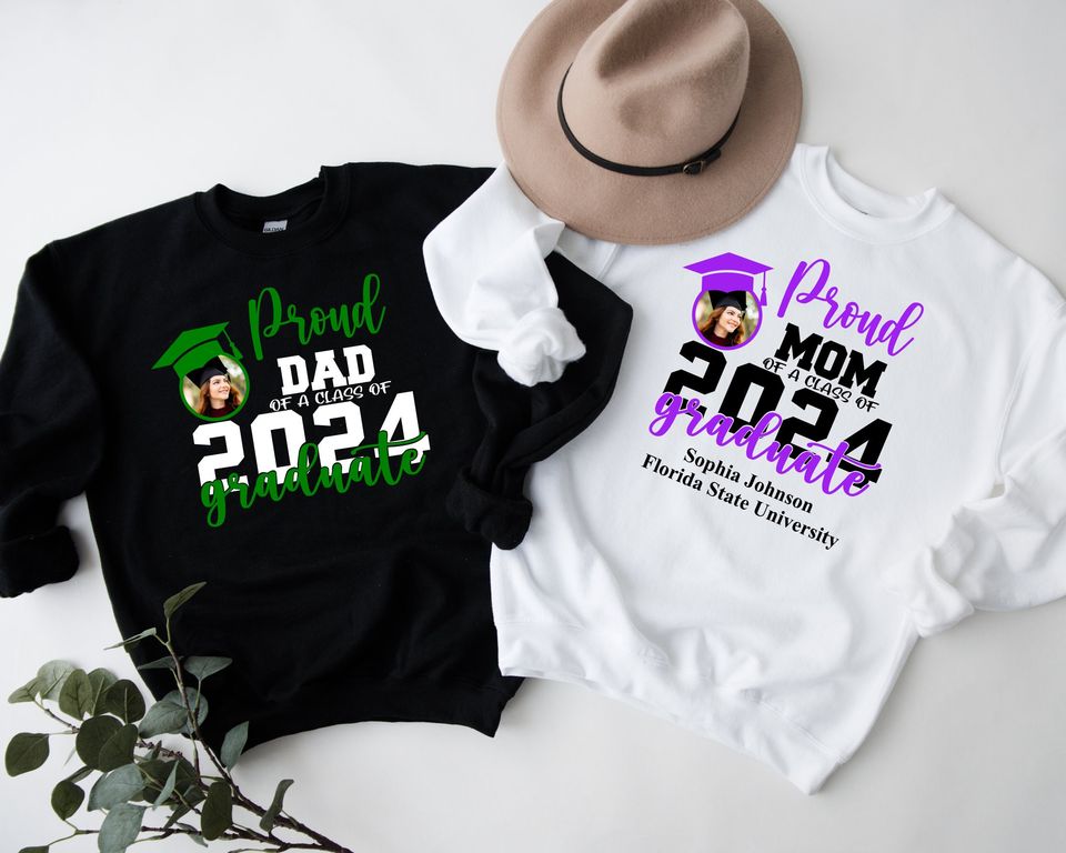 Personalized 2024 Garduation Matching Shirt, Personalized Graduation Shirt