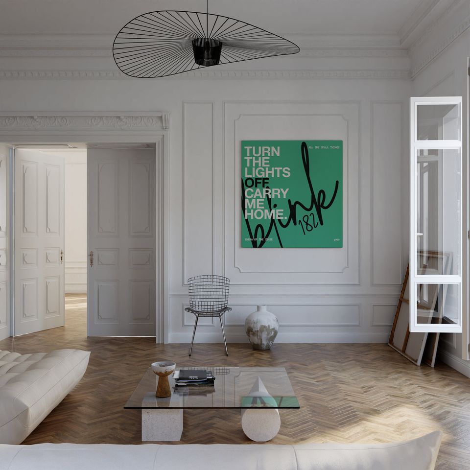 All The Small Things by B182 Poster, type poster, B182 lyric print