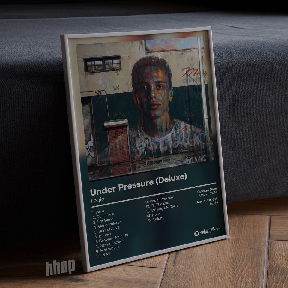 Logic - Under Pressure Deluxe - Hip Hop Album Poster