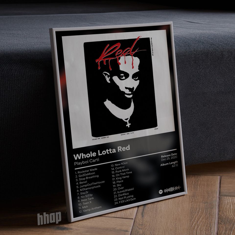 Playboi Carti - Whole Lotta Red - Album Poster
