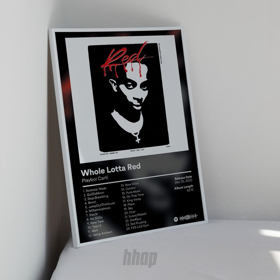 Playboi Carti - Whole Lotta Red - Album Poster