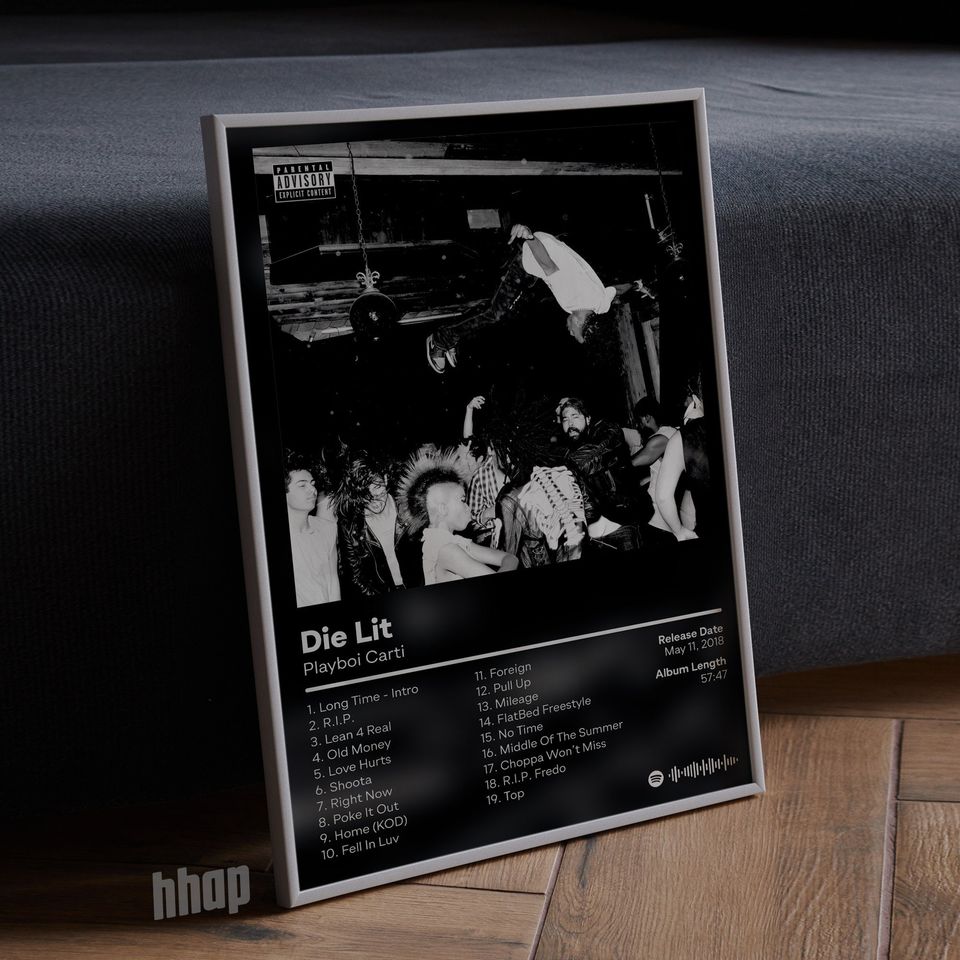 Playboi Carti - Die Lit -Album Poster