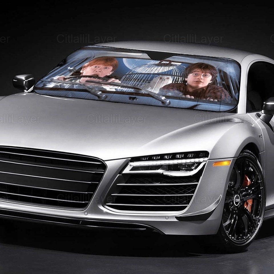 Harry Car Sunshade, Harry Potter Windshield Sunshade, Harry Potter Car Decoration