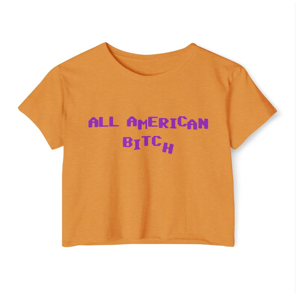 Olivia Rodrigo Inspired All American Bitch Crop Top