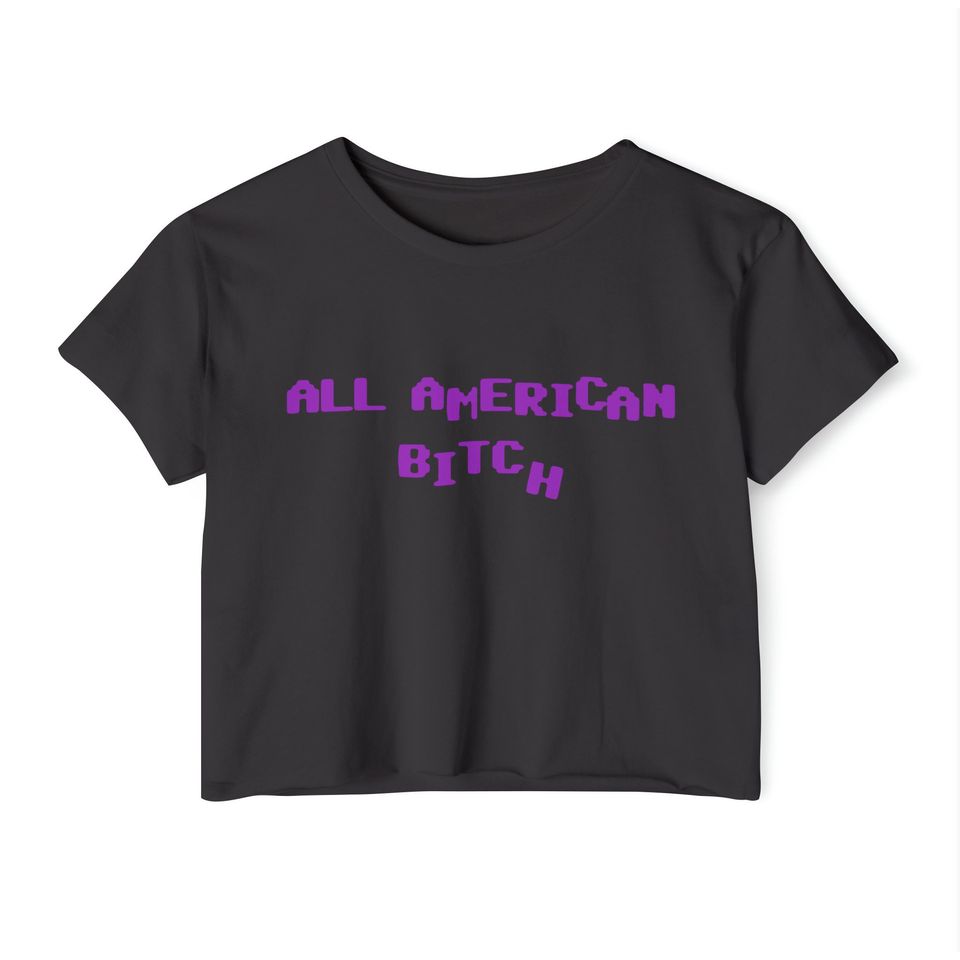 Olivia Rodrigo Inspired All American Bitch Crop Top
