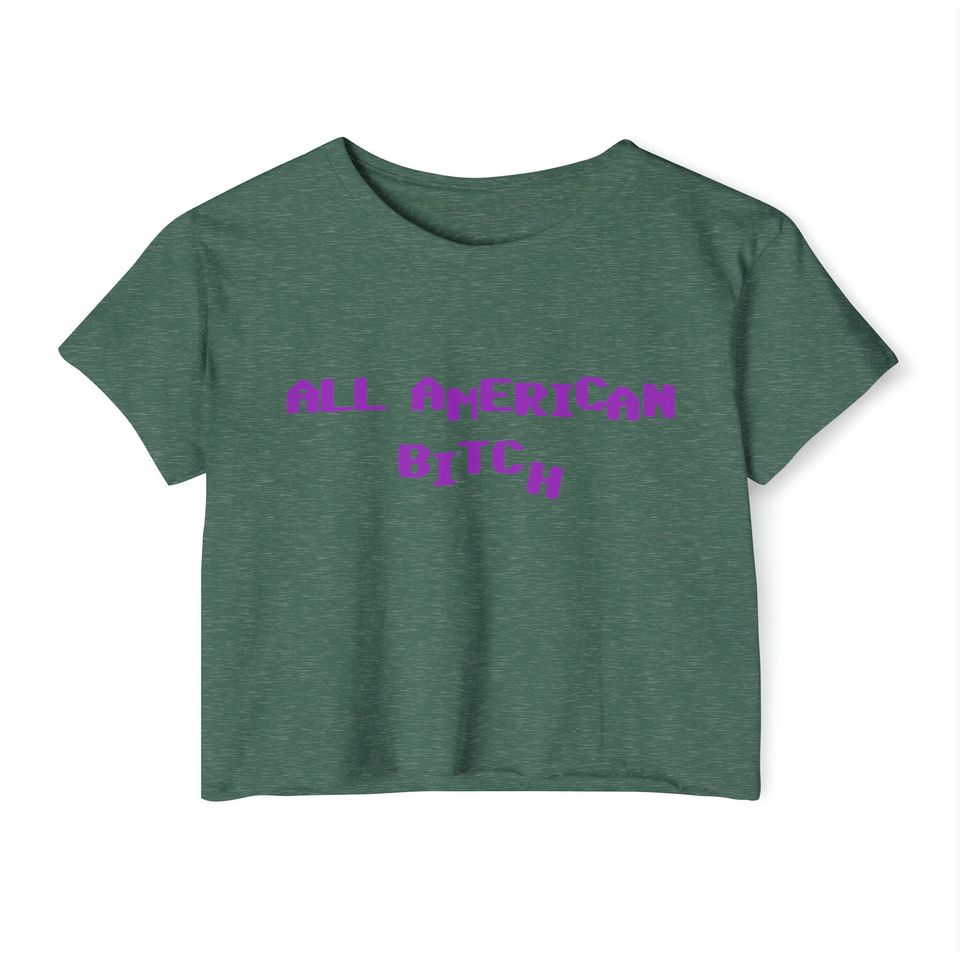 Olivia Rodrigo Inspired All American Bitch Crop Top