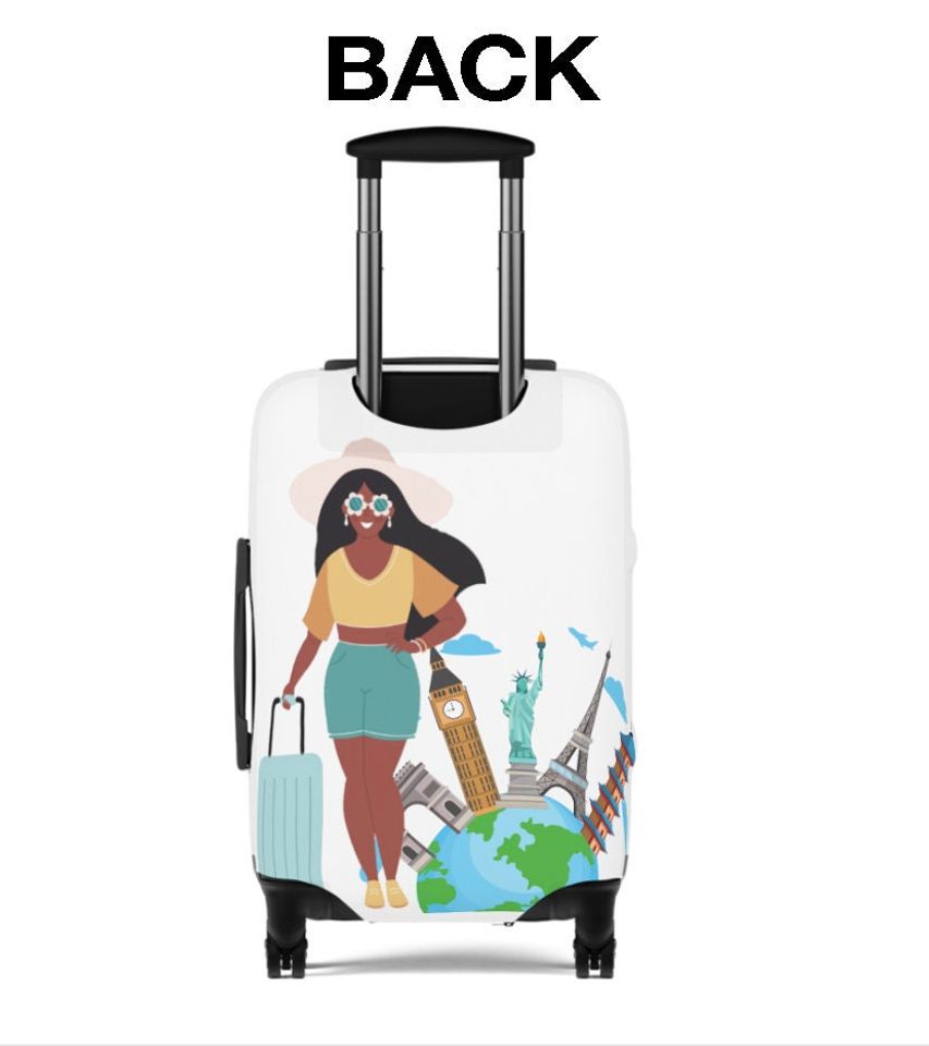 Catch Flights Not Feelings Personalized Luggage Cover