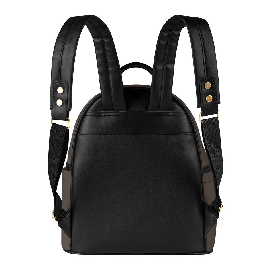 Steampunk Panda PU Mini Backpack