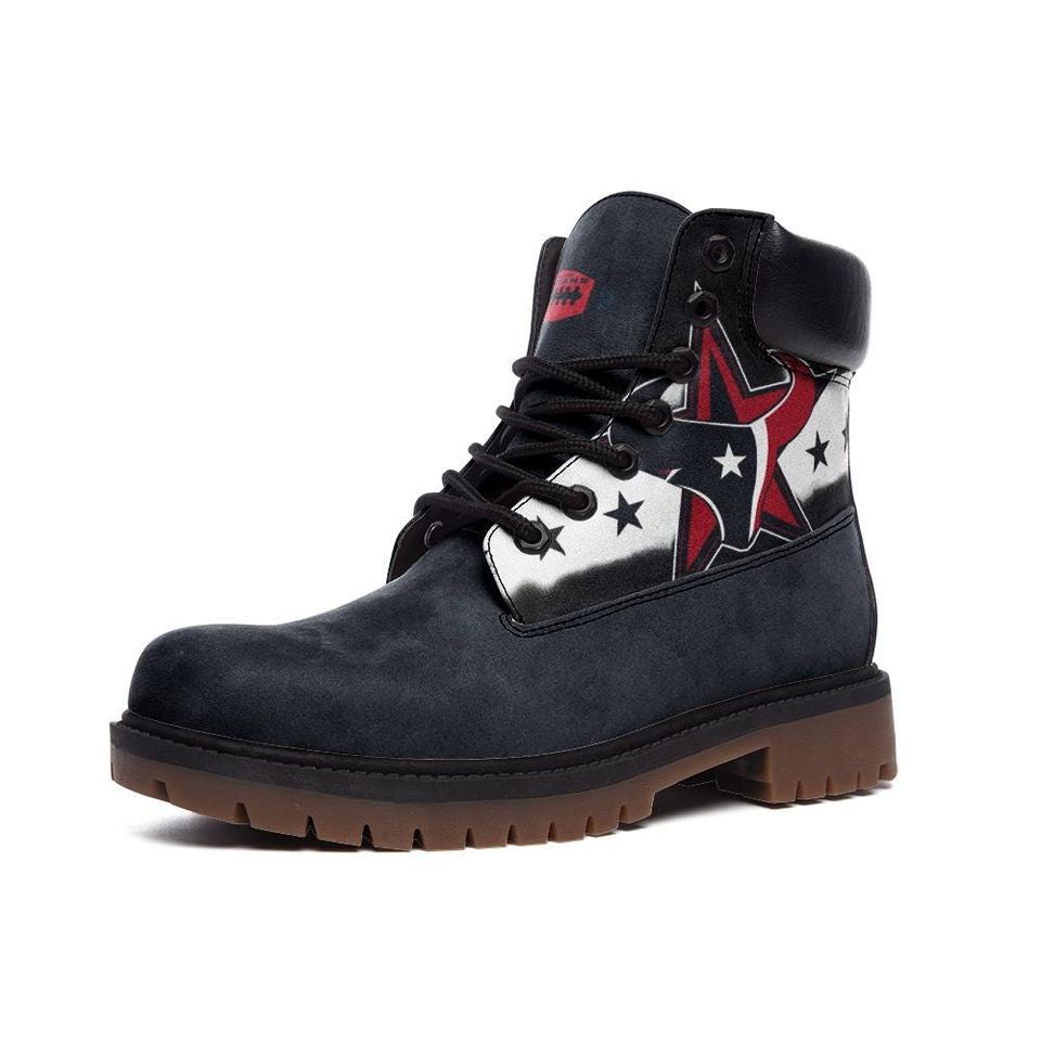 Houston Texans Leather Casual Boots