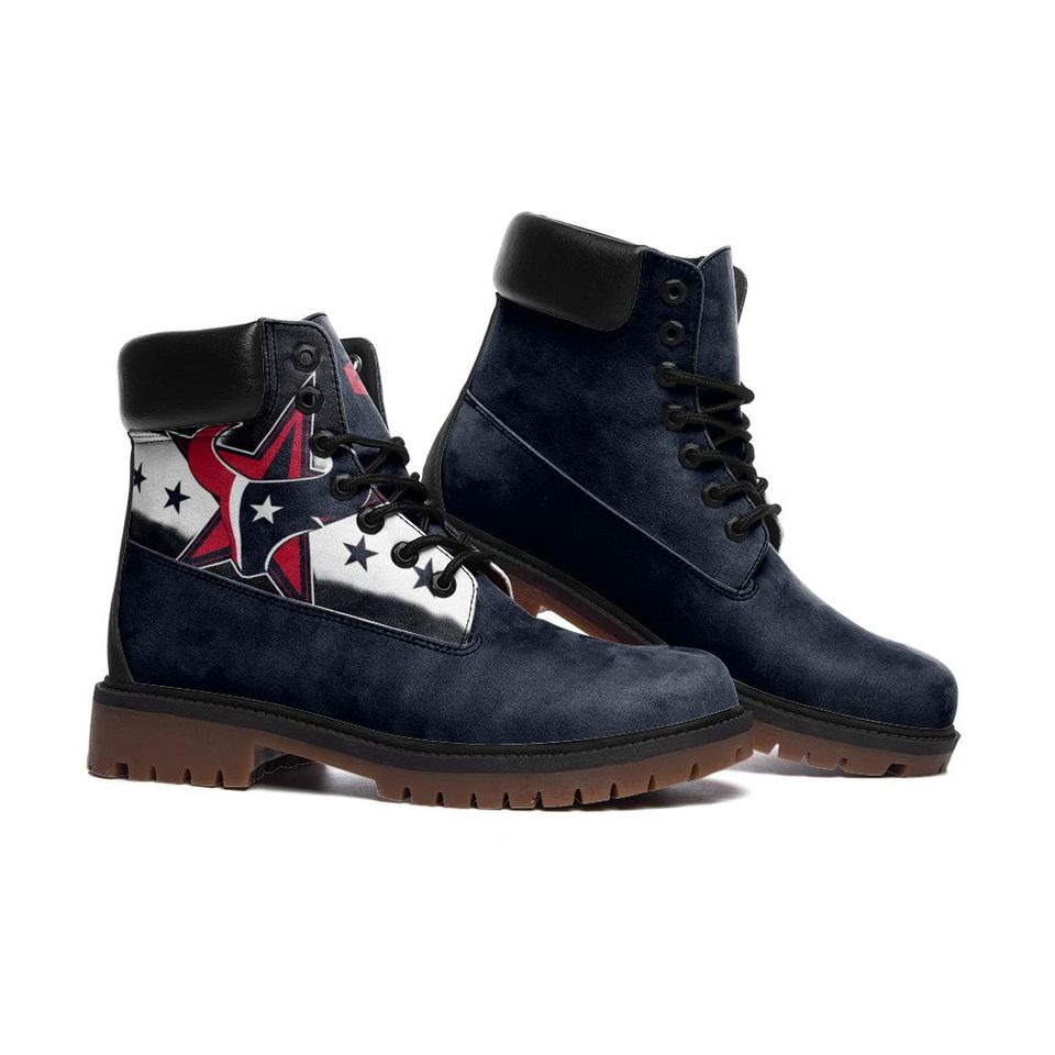 Houston Texans Leather Casual Boots