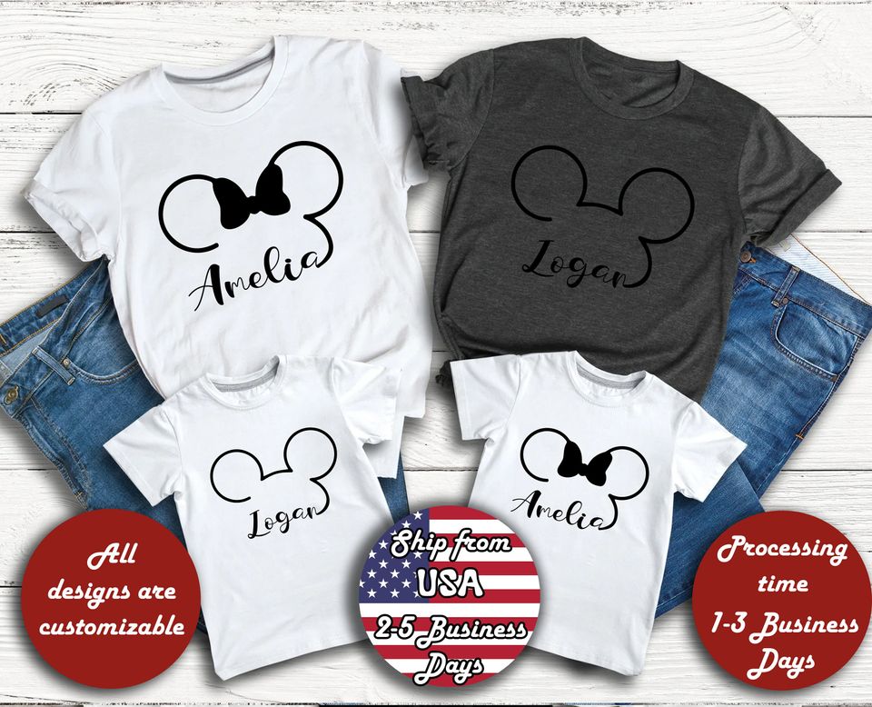 Personalized Disney Shirt, Customize Disney Trip T-Shirt
