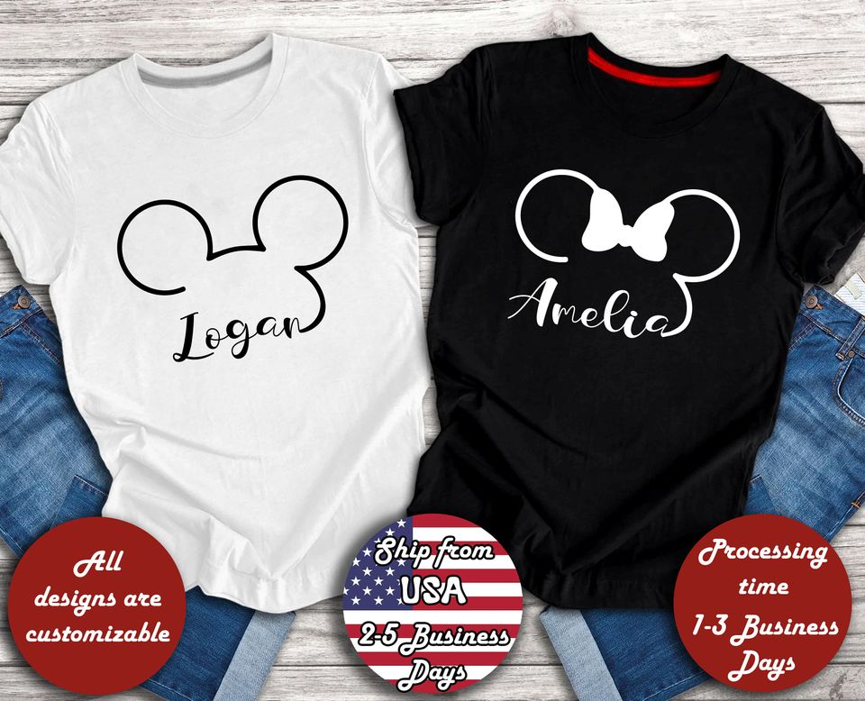 Personalized Disney Shirt, Customize Disney Trip T-Shirt