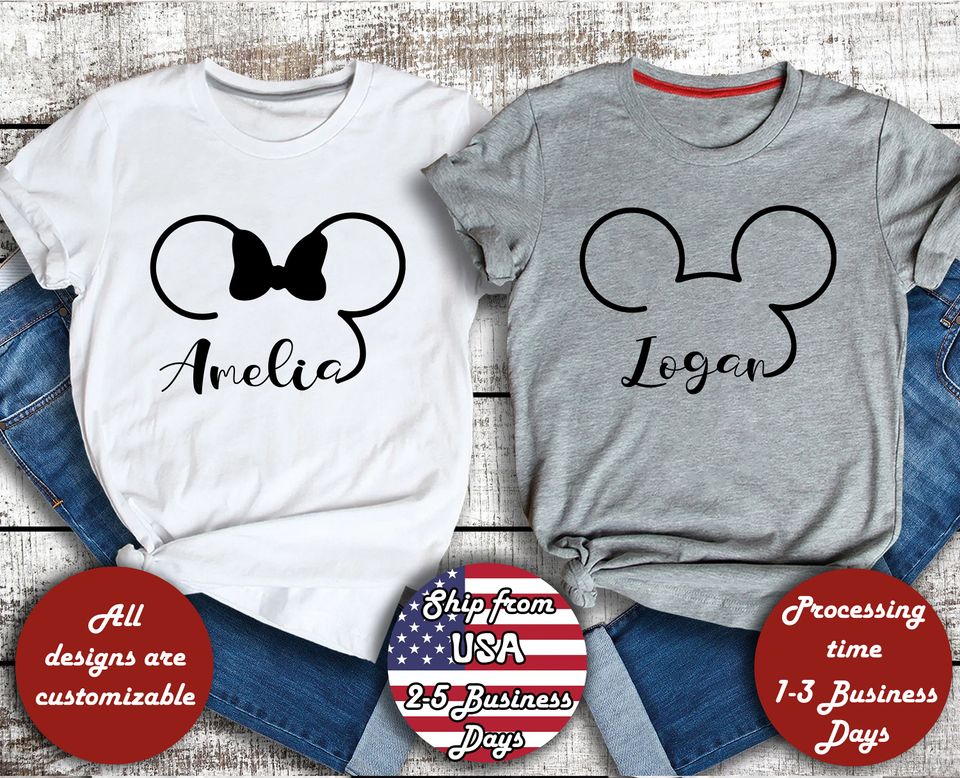 Personalized Disney Shirt, Customize Disney Trip T-Shirt