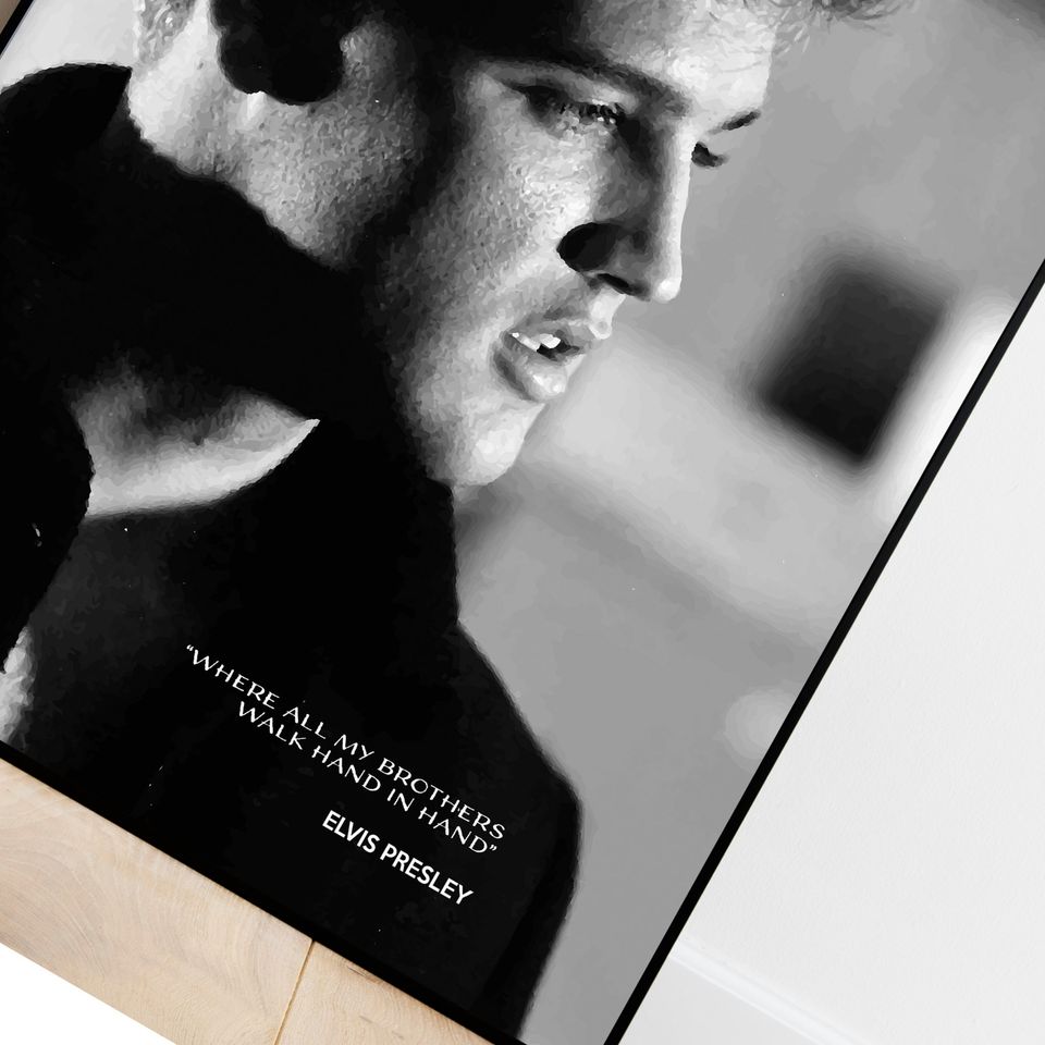 Elvis Presley A3 wall art poster |  IF I CAN DREAM