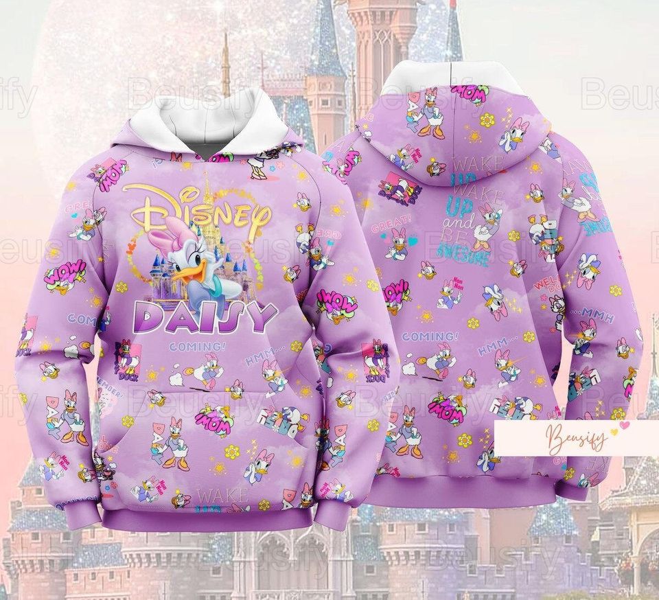 Disney Daisy Duck 3D Hoodie