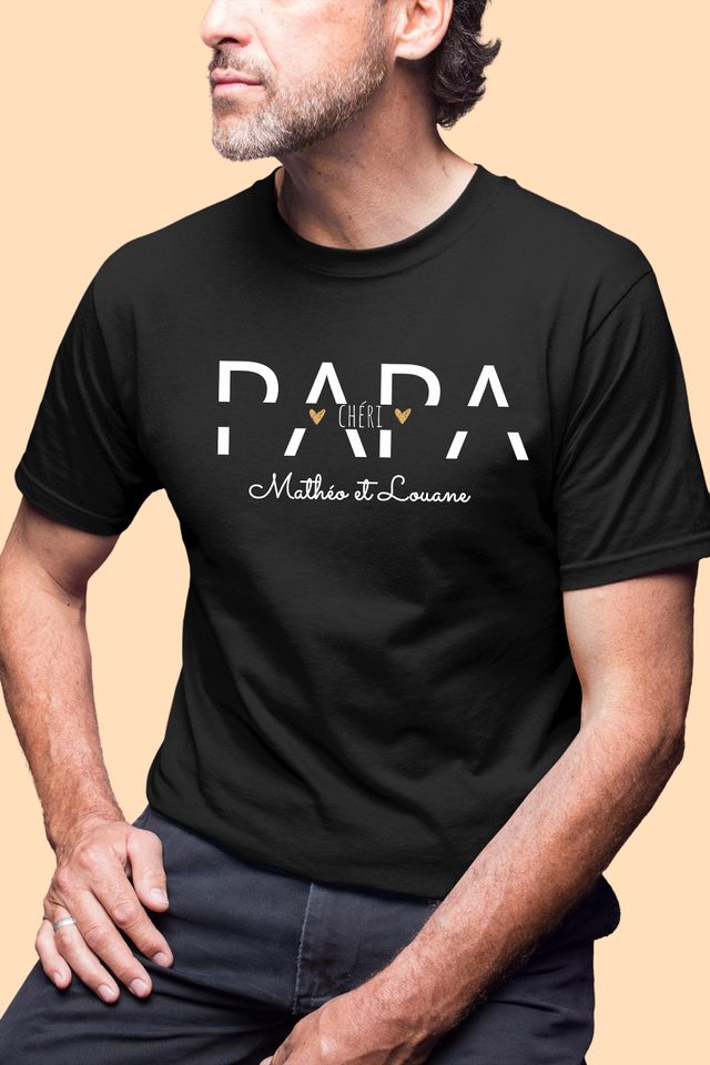 Personalized loving daddy t-shirt, Father's Day, daddy birthday