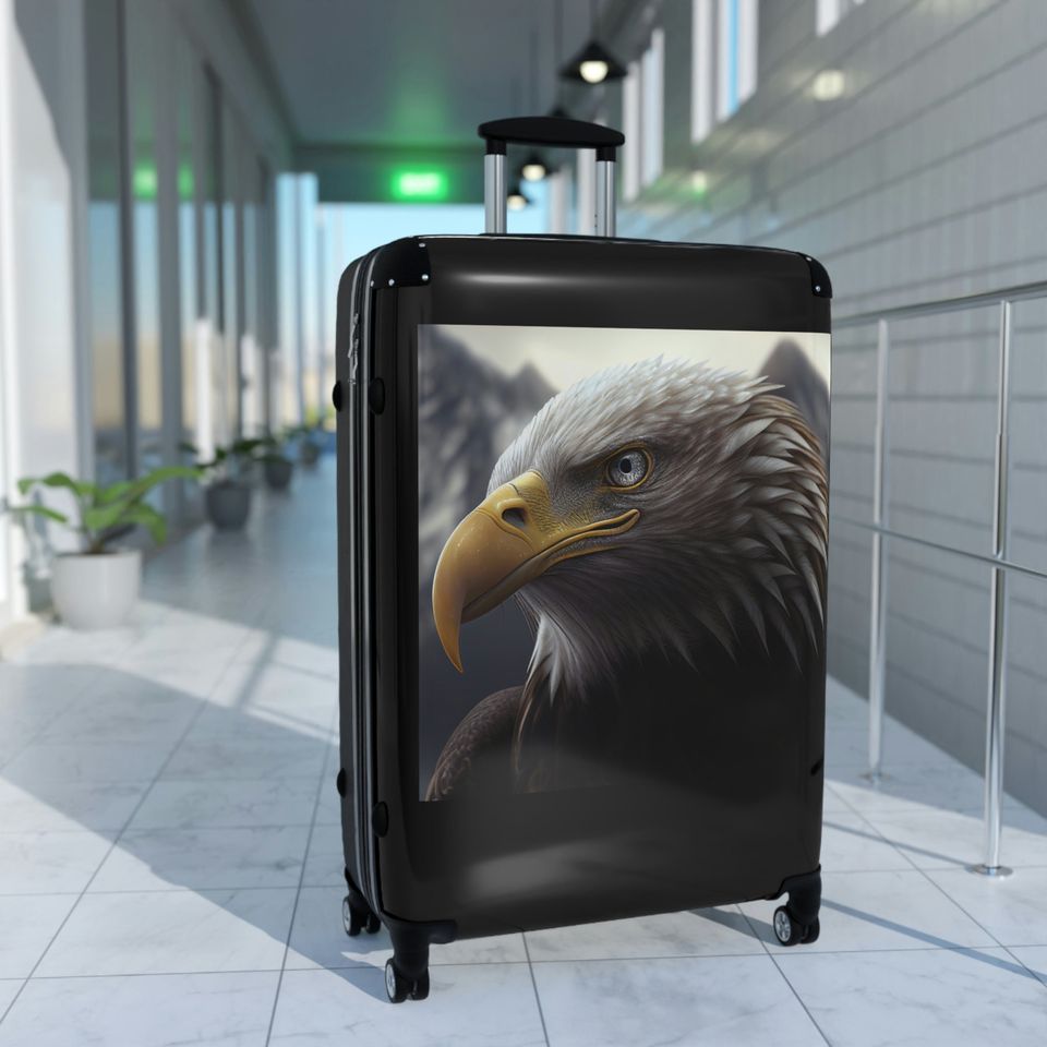 Bald Eagle Printed Luggage Covers