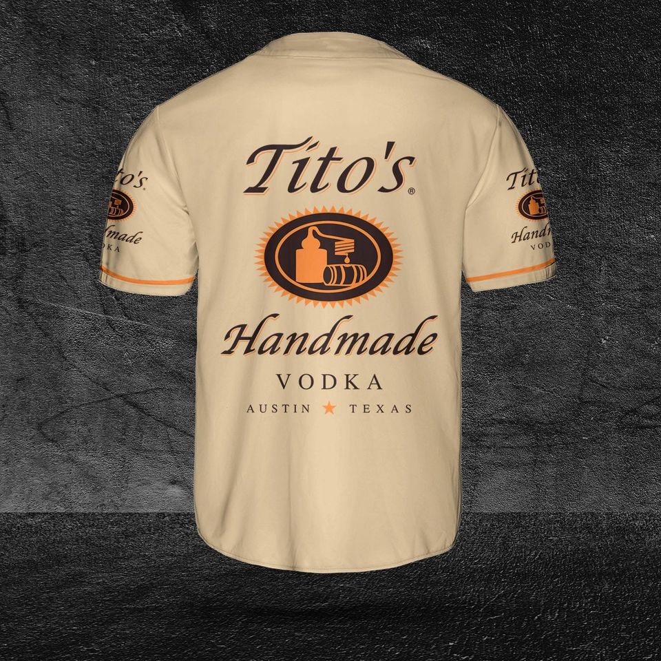 Titos Vodka Baseball Jersey, Jersey Lover Beer Shirt