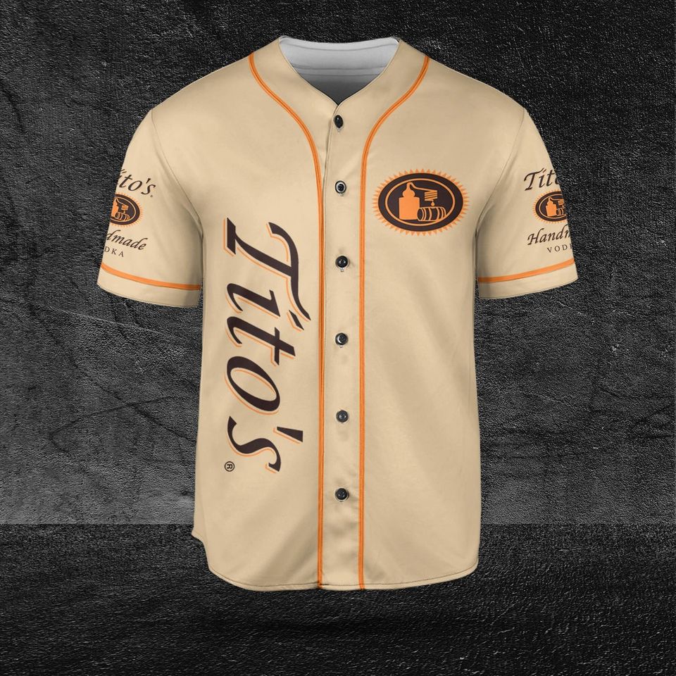 Titos Vodka Baseball Jersey, Jersey Lover Beer Shirt