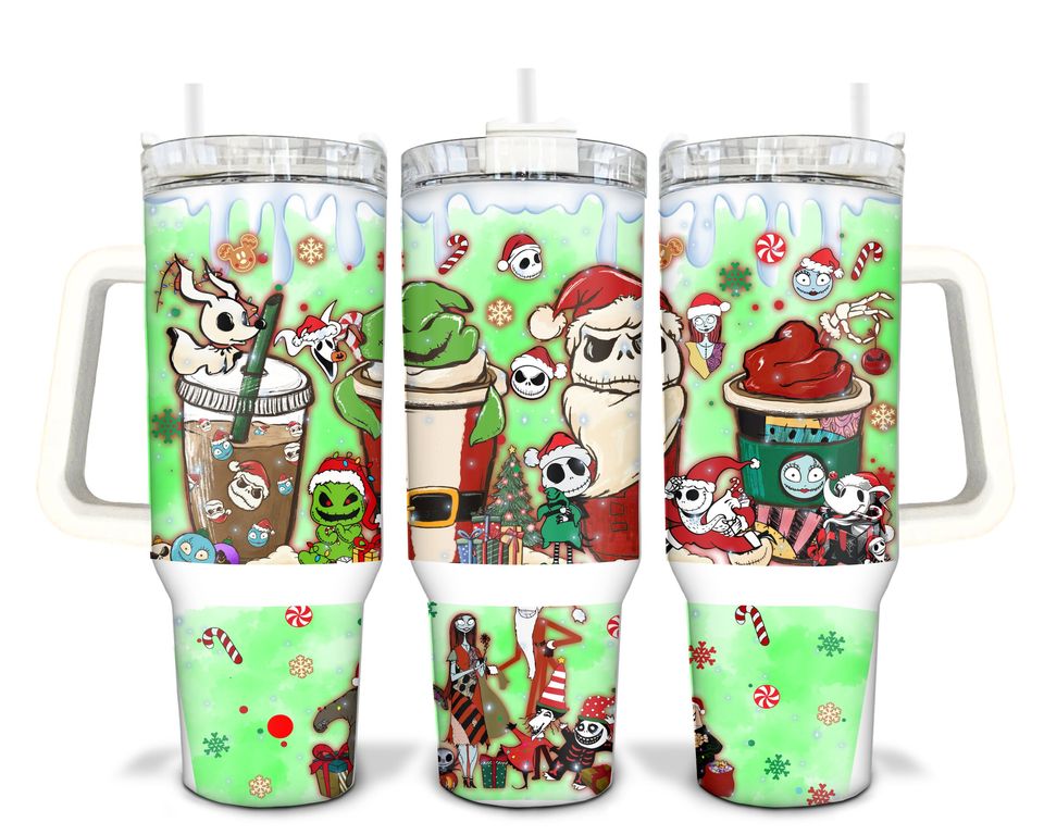 Nightmare Before Christmas 40oz Quencher Tumbler
