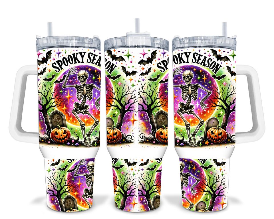 Spooky Season  Halloween 40oz Sublimation Quencher Tumbler