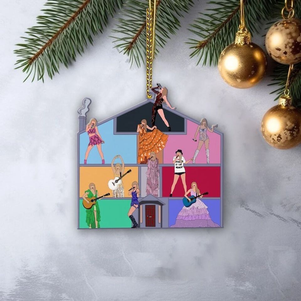 Eras Tour Love House Acrylic Ornament