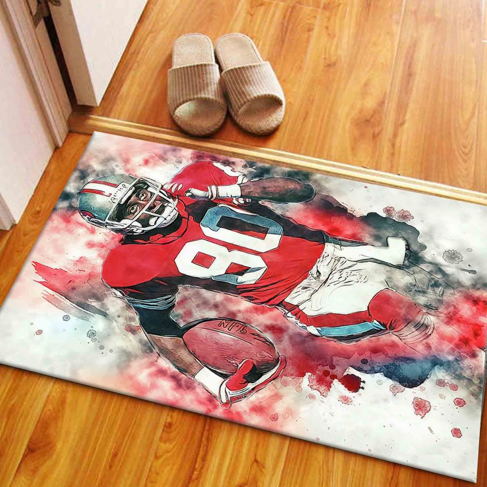 Rice Motivational Office Rug for Hallway and Home Décor