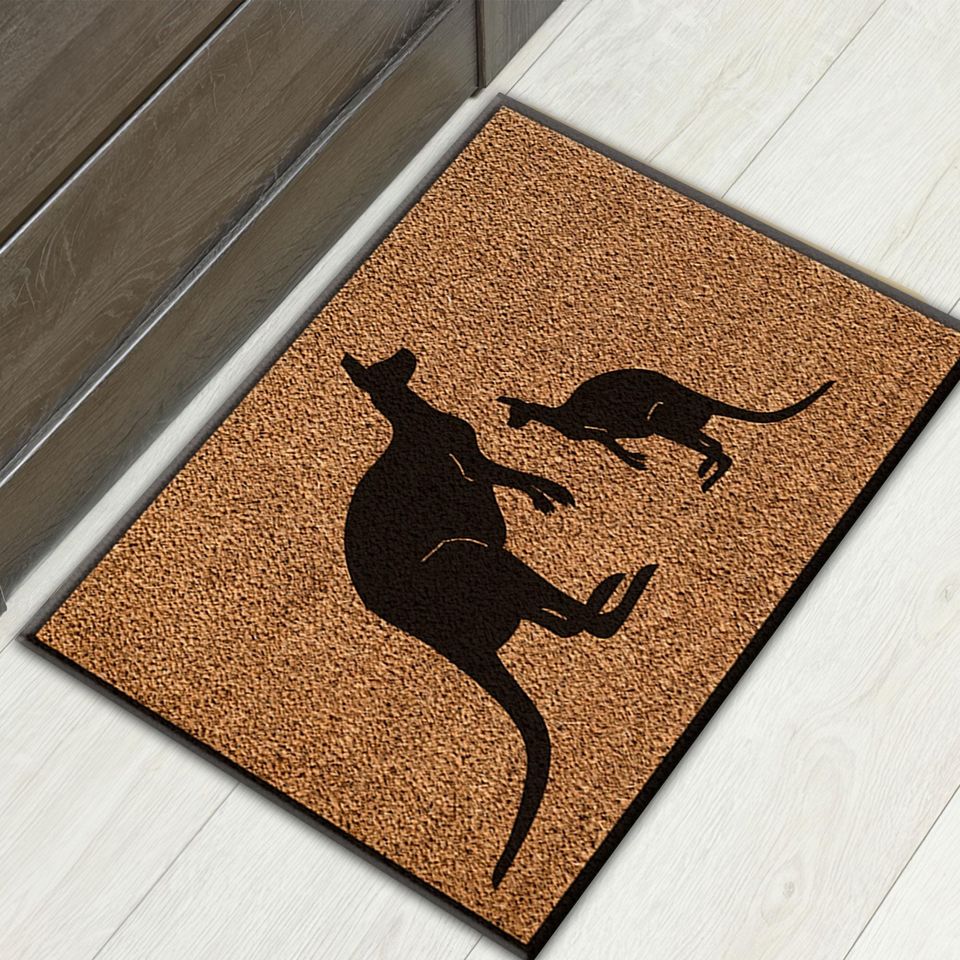Modern Custom Doormat Rug for Entryway and Salon, Easy to Clean Non-Slip Rug