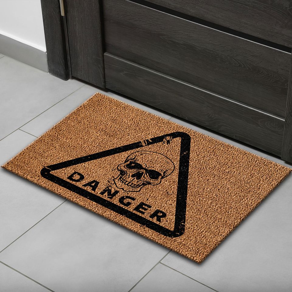 Danger Rug, Doormat Rug, Coco Design Rug