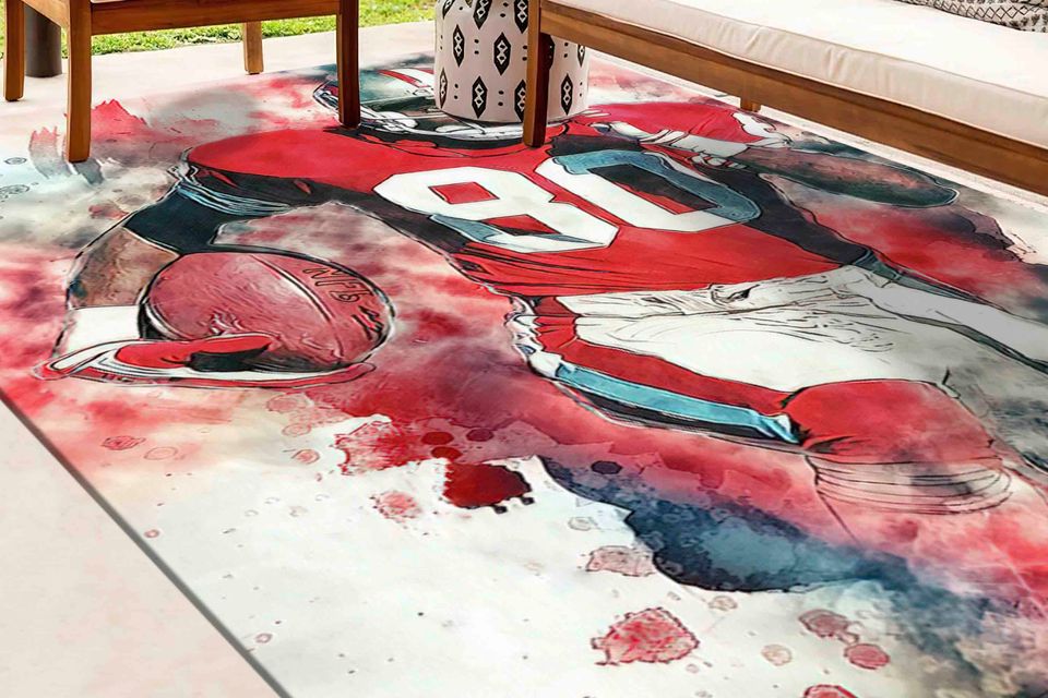 Rice Motivational Office Rug for Hallway and Home Décor