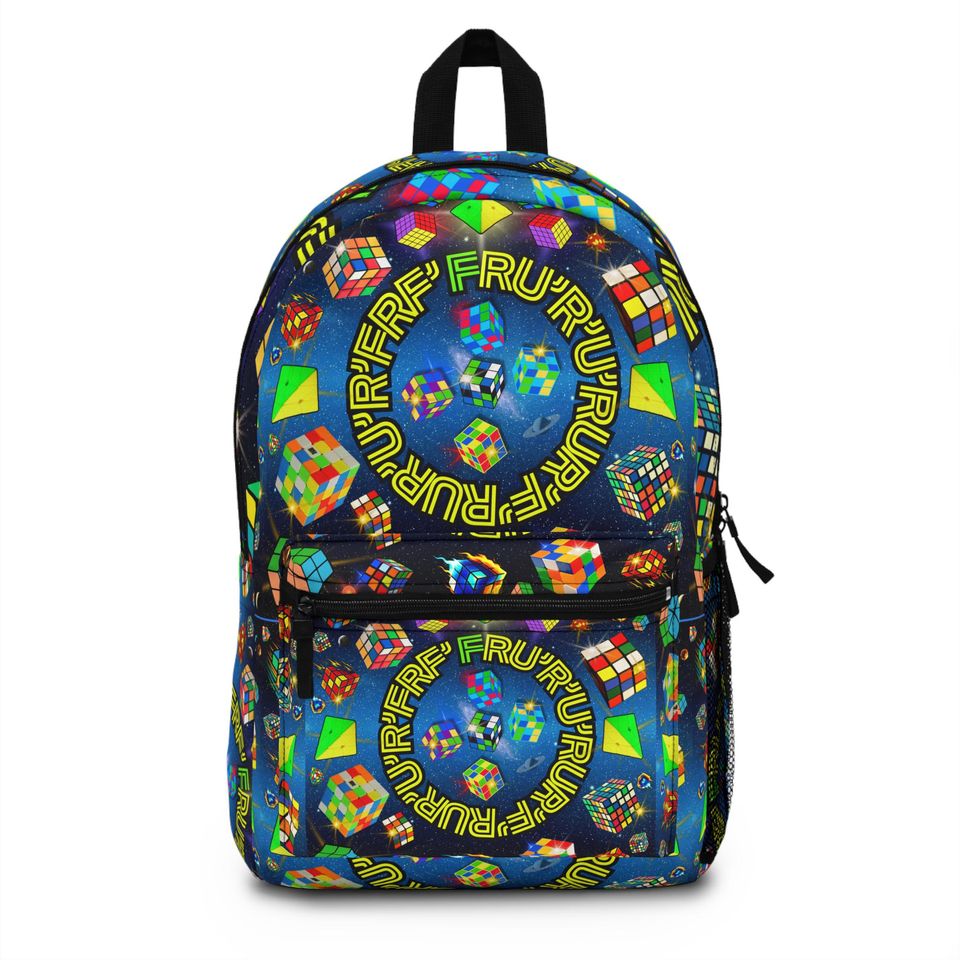 Speedcuber Backpack, Cube Solver Bag, Puzzle Lover Rucksack, Algorithm Carryall, Speed Cube Enthusiast Pack