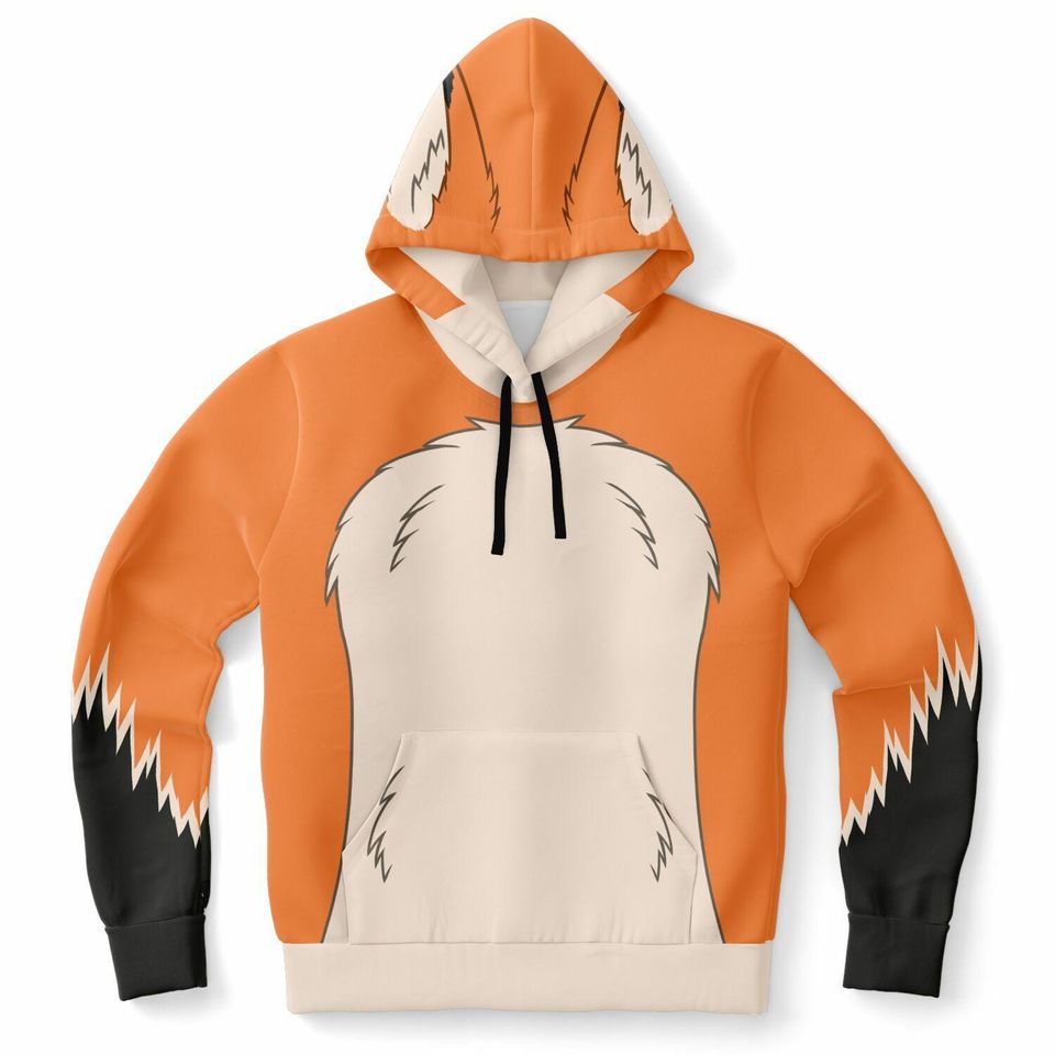 Orange Fox Hoodie