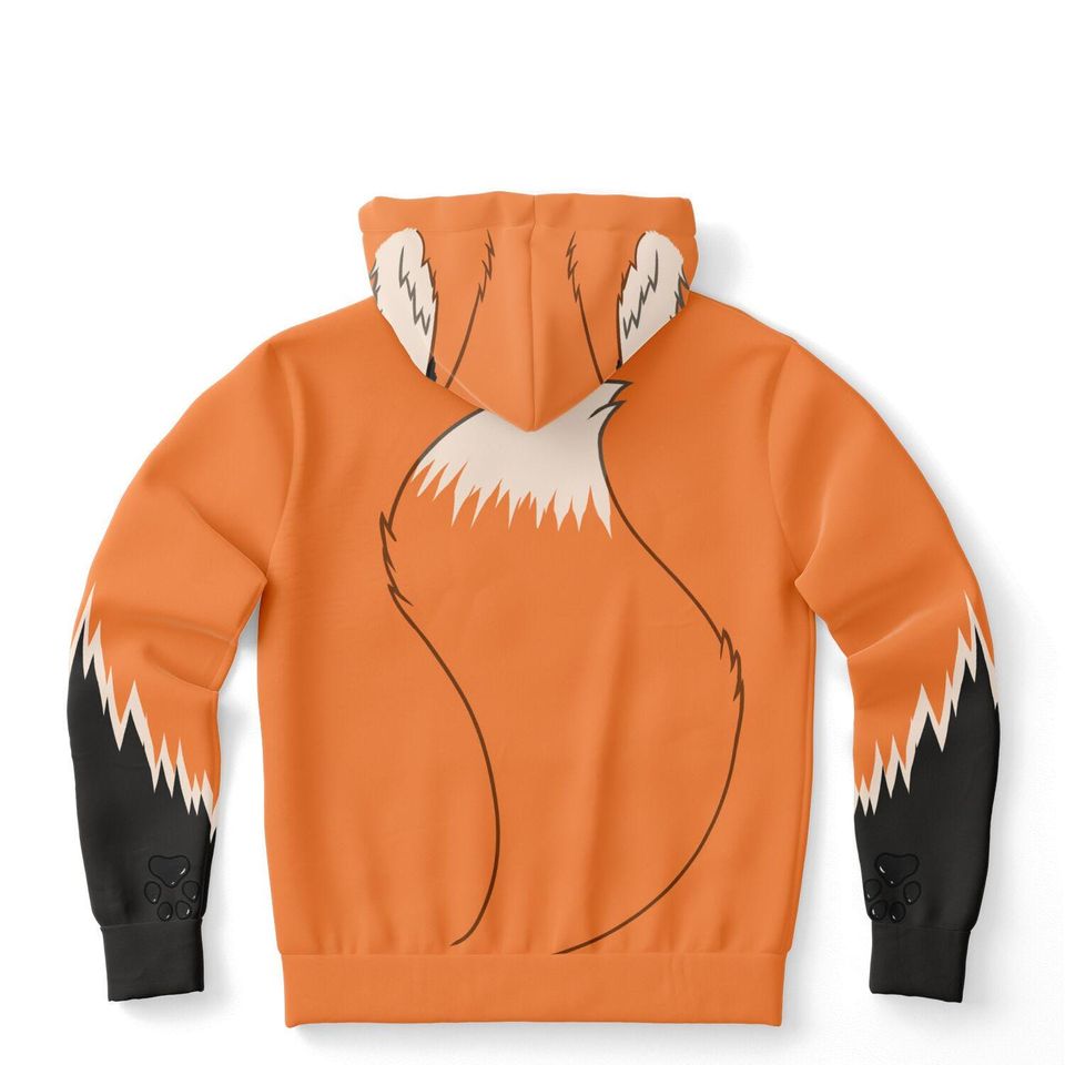 Orange Fox Hoodie