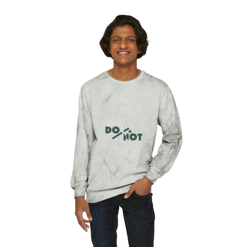 DO/NOT Unisex Color Blast Crewneck Sweatshirt