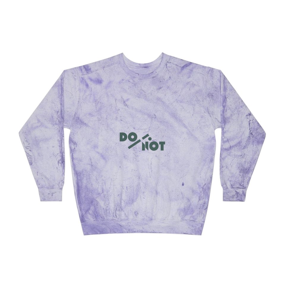 DO/NOT Unisex Color Blast Crewneck Sweatshirt