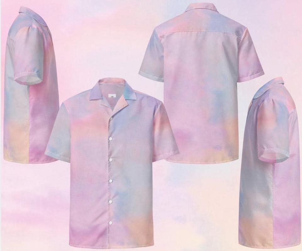 Pastel Eras Tour Shirt | Inspired Summer Skies Button down shirt