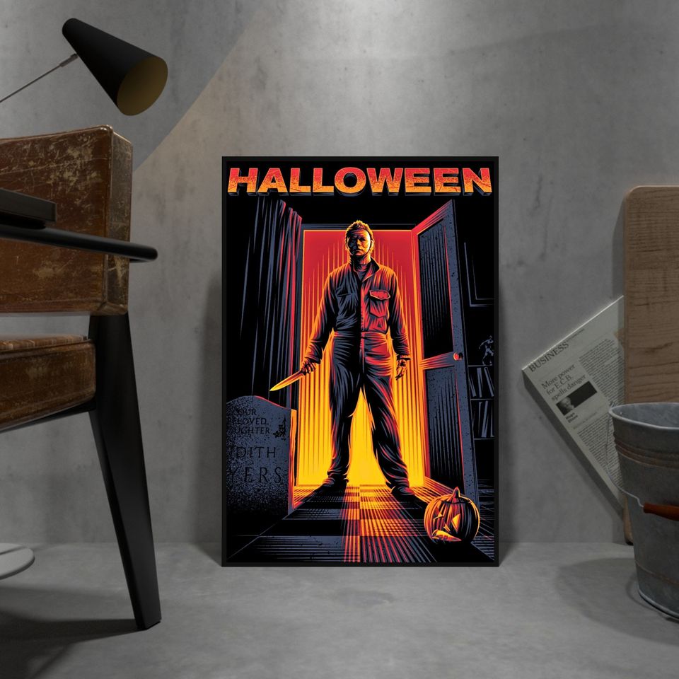 Halloween Poster, Michael Myers Wall Art, Wall Decor