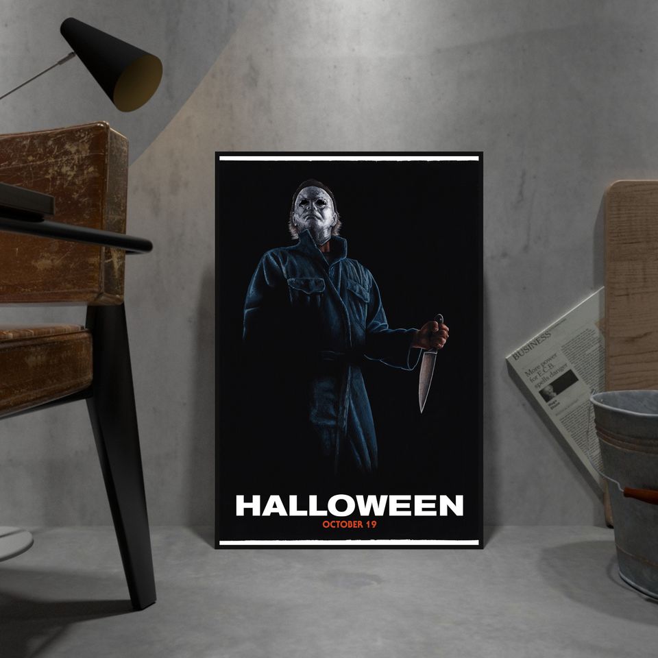 Halloween Poster, Michael Myers Wall Art, Wall Decor