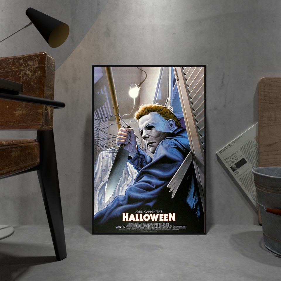 Halloween Poster, Michael Myers Wall Art, Wall Decor
