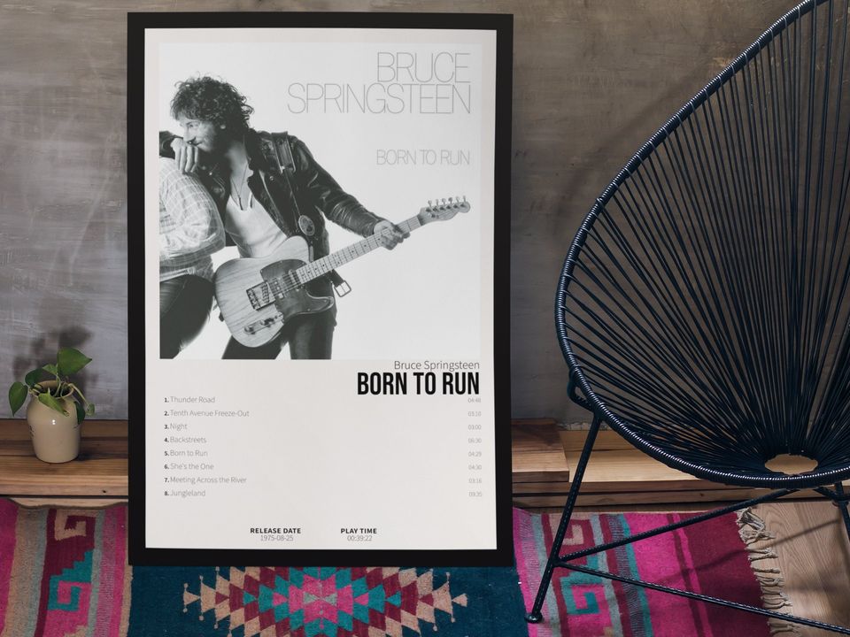 Bruce Springsteen - Born To Run | Album Cover Poster