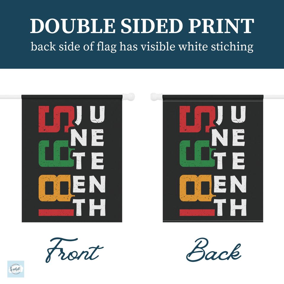 Juneteenth Flag, Juneteenth Decor, Juneteenth Gift, Black Independence Day Flag, African American Home Decor
