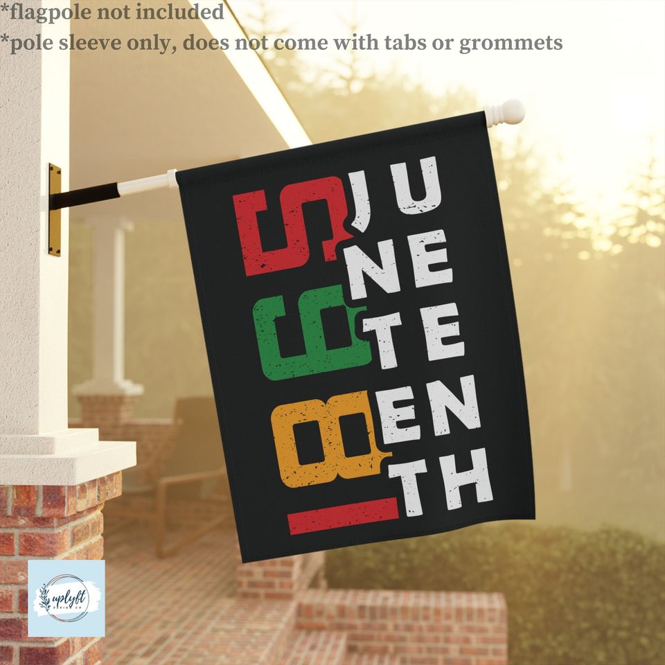 Juneteenth Flag, Juneteenth Decor, Juneteenth Gift, Black Independence Day Flag, African American Home Decor