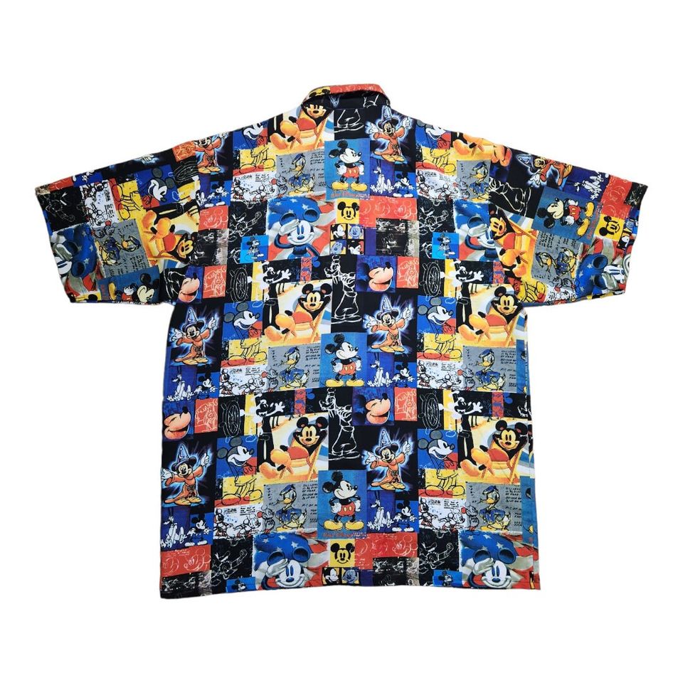 Vintage Mickey, Large, Mickey Mouse, Disney, Mosaic Print, Patchwork