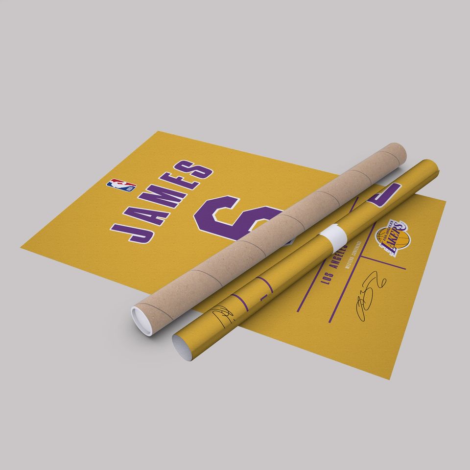 Lebron James Jersey Art Poster