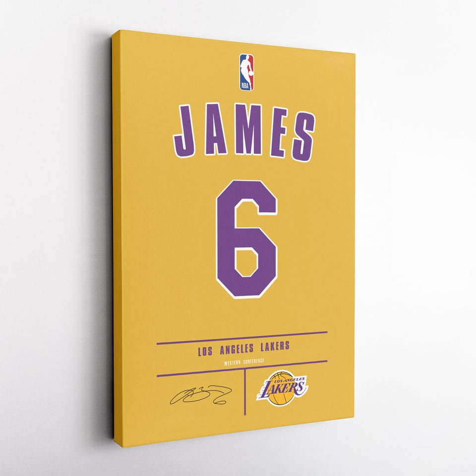 Lebron James Jersey Art Poster